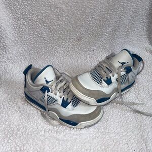 Nike Air Jordan Toddler Shoes - White and Blue